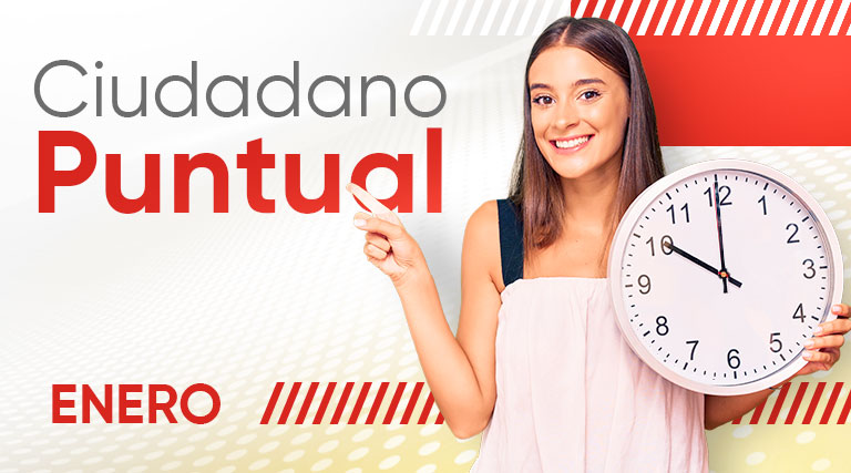 ¡Arrancamos el año celebrando a nuestros Ciudadanos Puntuales!