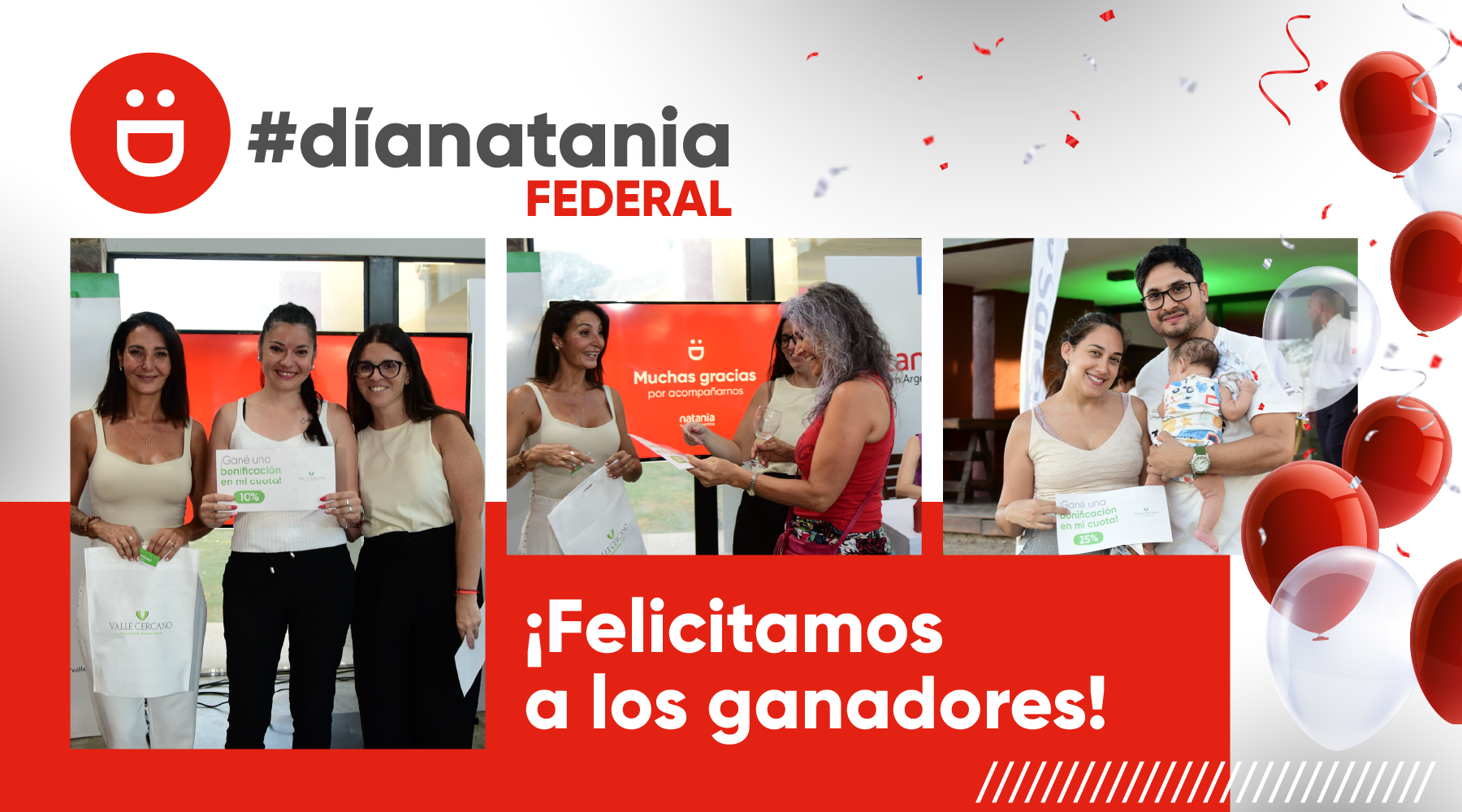 ¡Conocé a los ganadores del primer Día Natania del año!